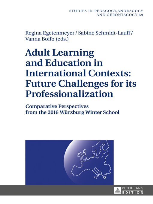Title details for Adult Learning and Education in International Contexts by Bernd Käpplinger - Available